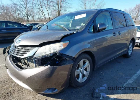 2013 Toyota Sienna Le V6 8 Passenger from USA, damaged, VIN 5TDKK3DC7DS375850